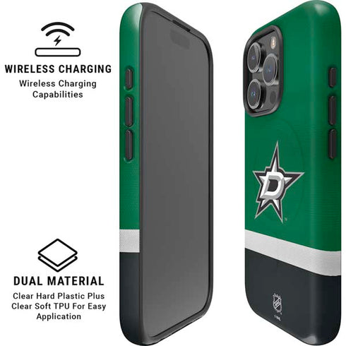 NHL Dallas Stars Jersey iPhone 16 Pro Magsafe Impact Case